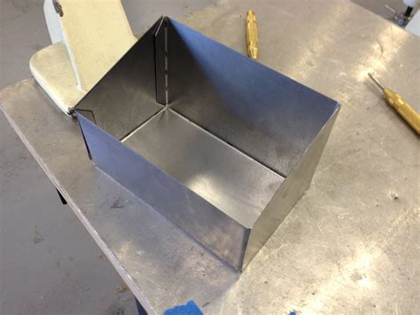 folding sheet metal box|how to fold sheet metal.